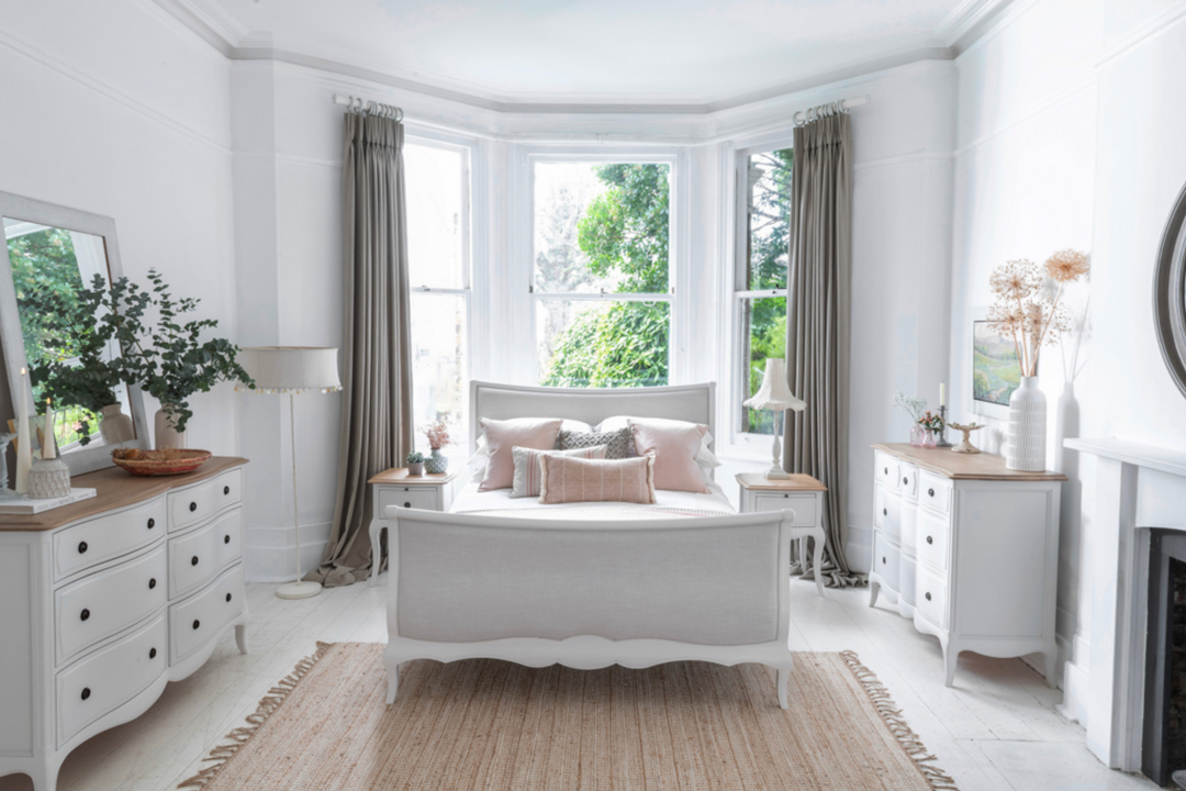 Amelie White Bed Frame