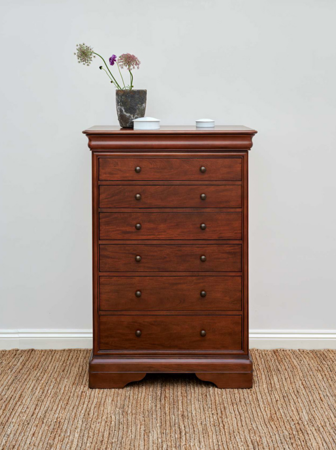 Antoinette Tall 6 Drawer Chest of Drawers