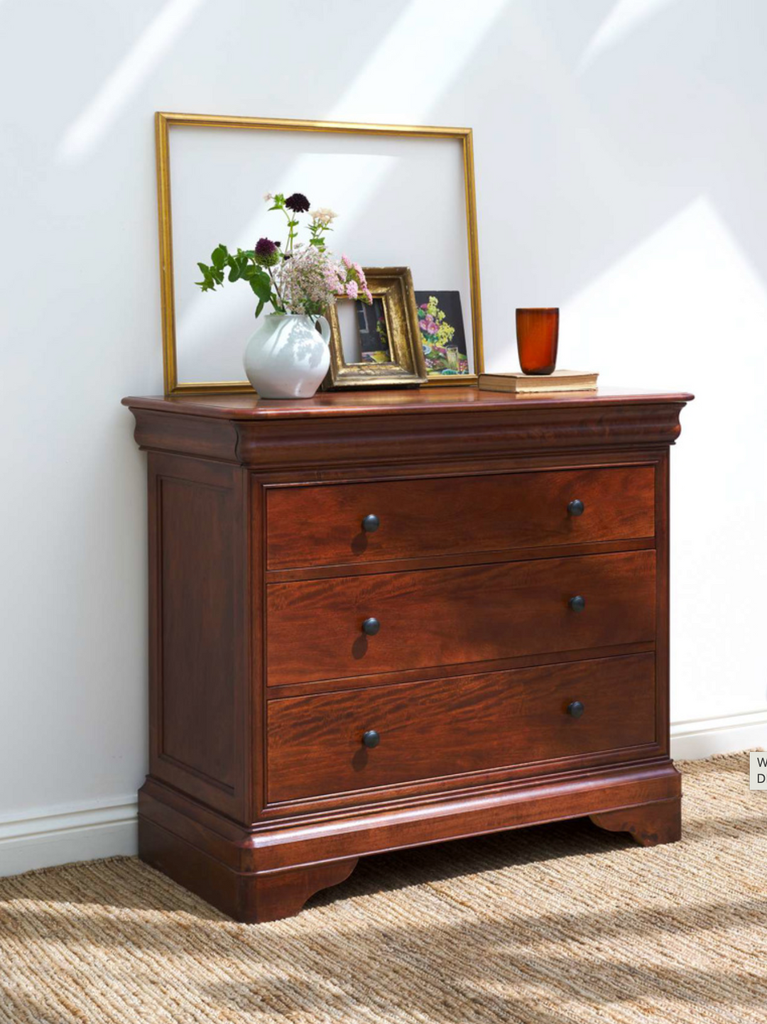 Antoinette Wide 3 Drawer Chest of Drawers