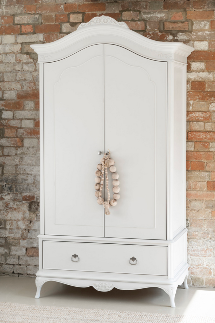 Etienne Grey Double Wardrobe