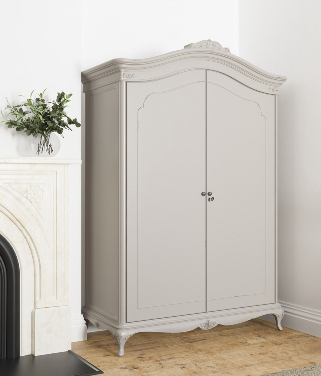 Etienne Grey Wide Fitted Wardrobe
