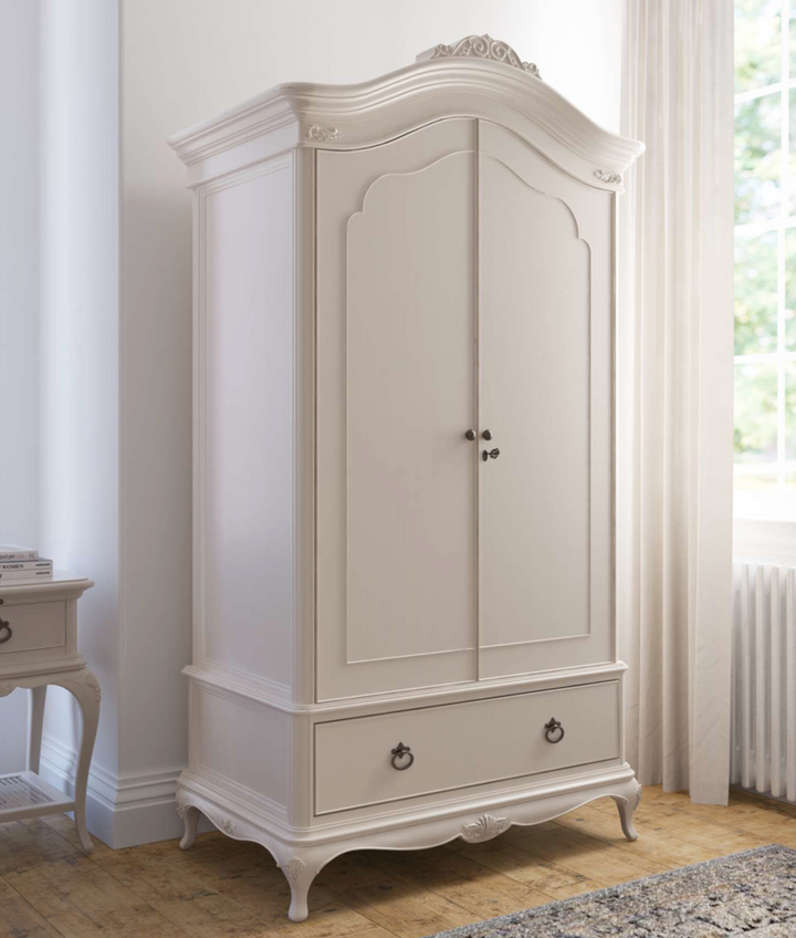 Ivory Double Wardrobe