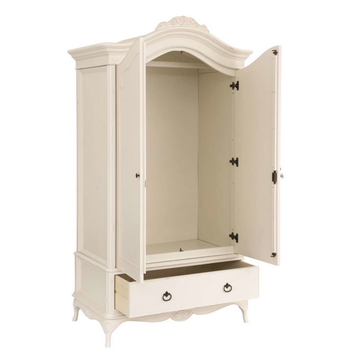 Ivory Double Wardrobe