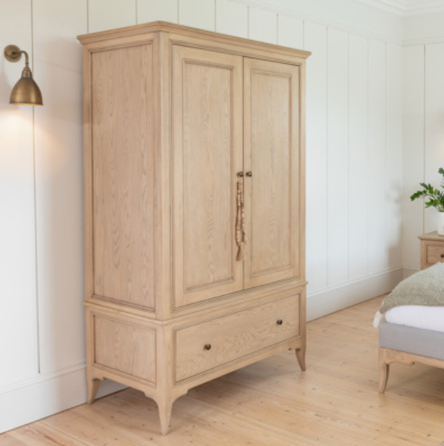 Toulon 2 Door 1 Drawer Wardrobe with Mirror