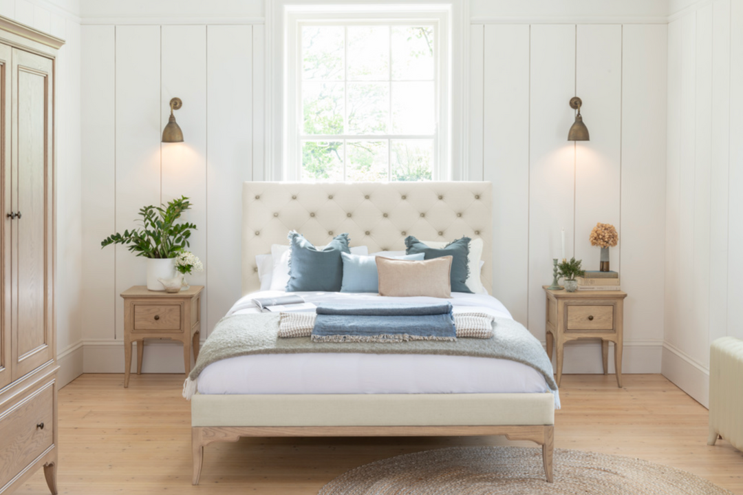 Toulon Low End Cream Bed Frame