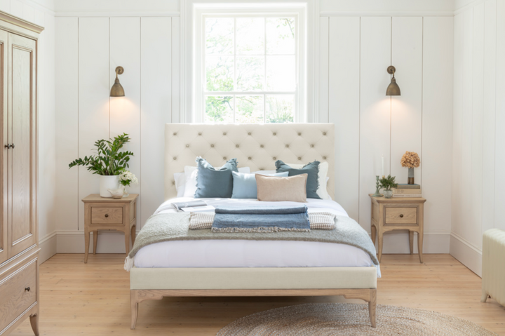 Toulon Low End Cream Bed Frame