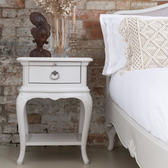 Etienne Grey 1 Drawer Bedside Chest