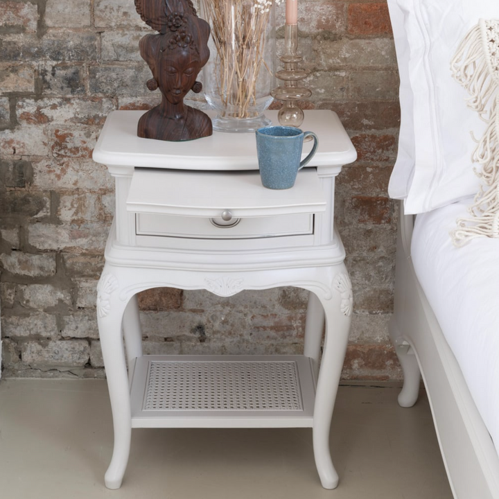 Etienne Grey 1 Drawer Bedside Chest