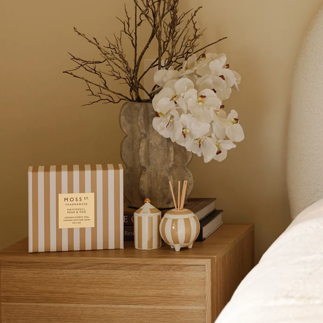 Patchouli, Pear & Oud Mini Candle & Diffuser Gift Set