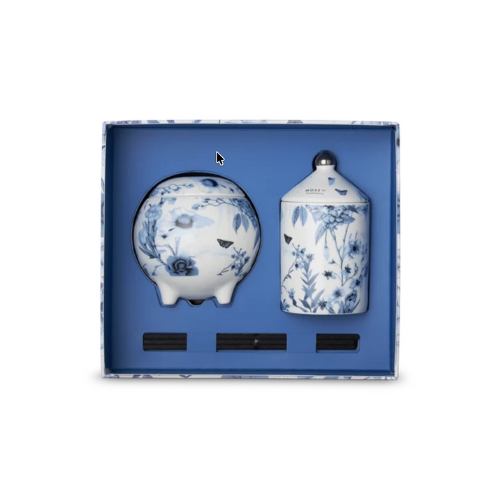 Peony & Apple Blossom Mini Candle & Diffuser Gift Set