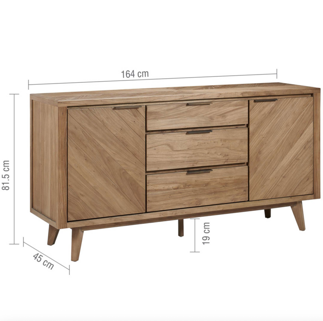 Sorrento 2 Door 3 Drawer Sideboard