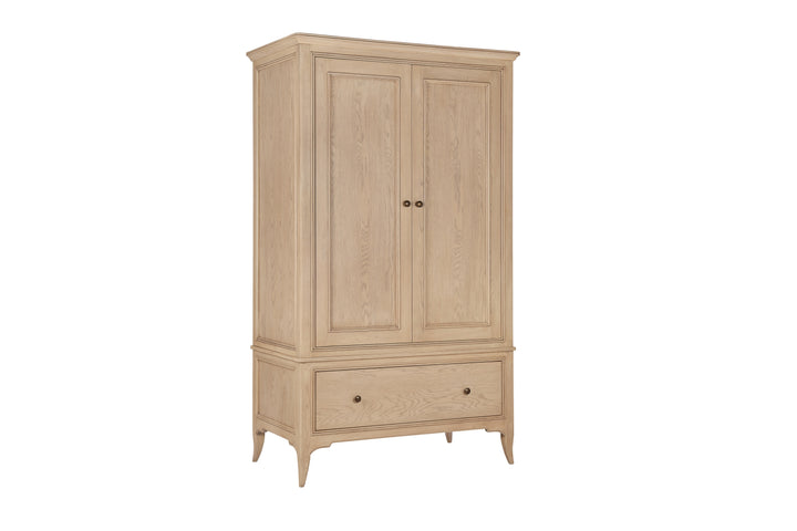 Toulon 2 Door 1 Drawer Wardrobe with Mirror