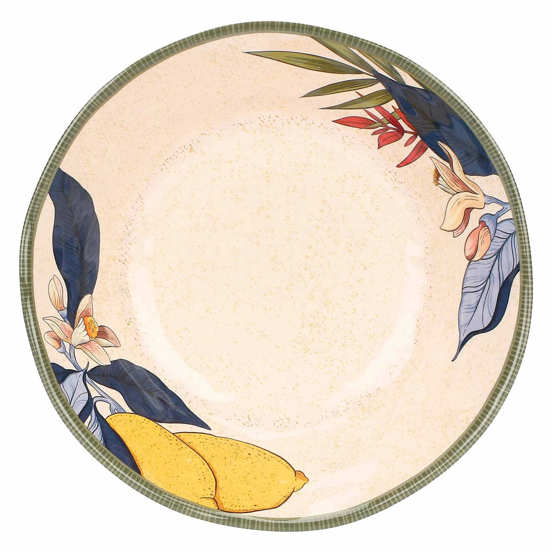 Limu Lemon Melamine Salad Plates Set of 2 – 21cm