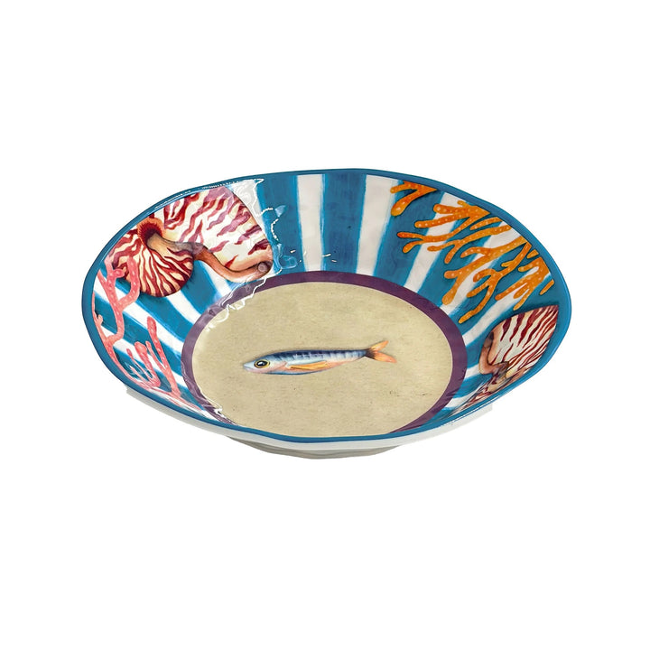Litoral Coastal Melamine Soup Plates Set of 2 – 21cm