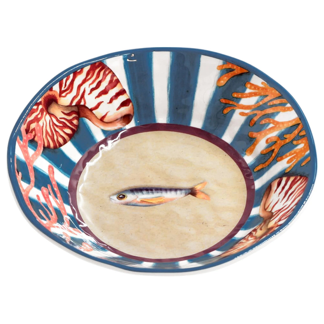 Litoral Coastal Melamine Soup Plates Set of 2 – 21cm