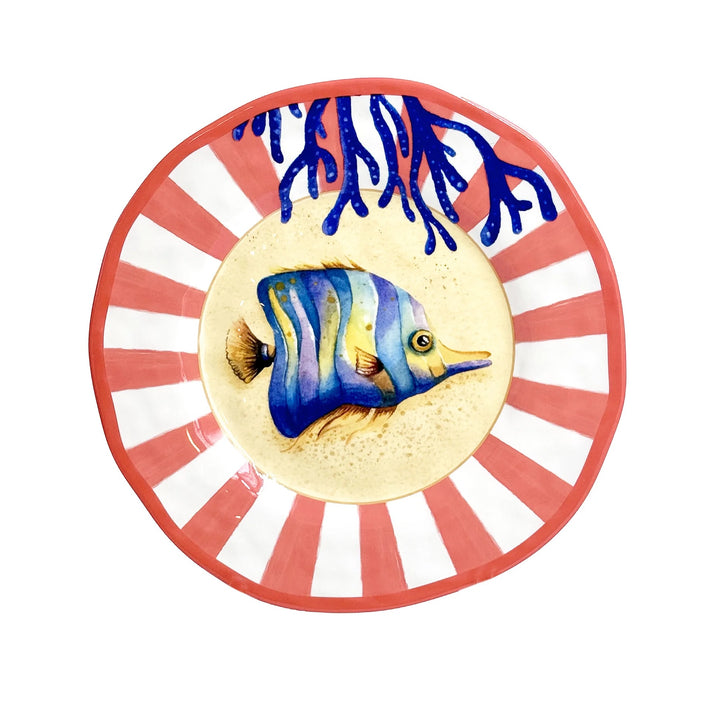Coastal Melamine Plates Set of 2 – 21cm