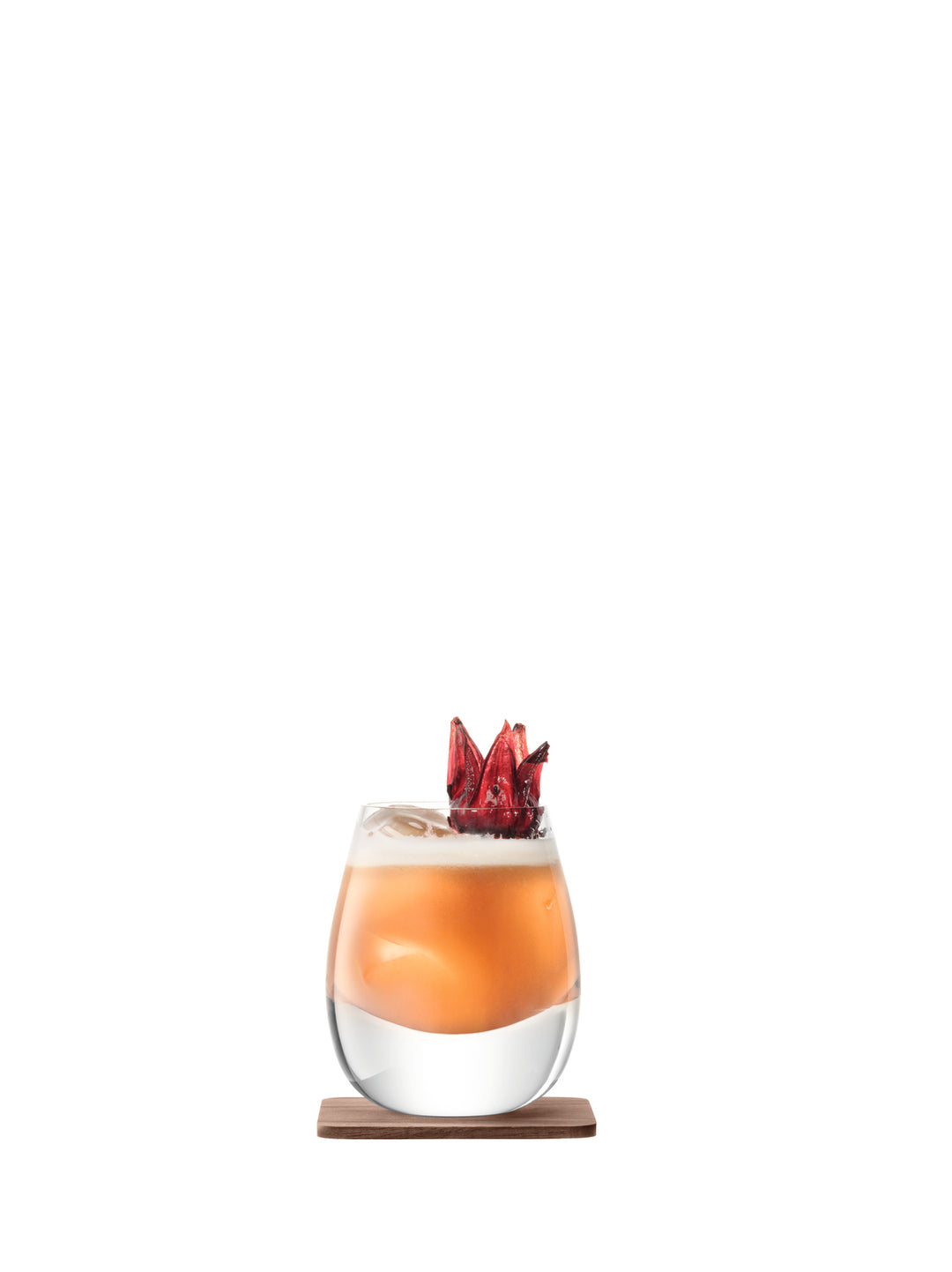 Whisky Islay Tumbler with Walnut Coaster Set of 2