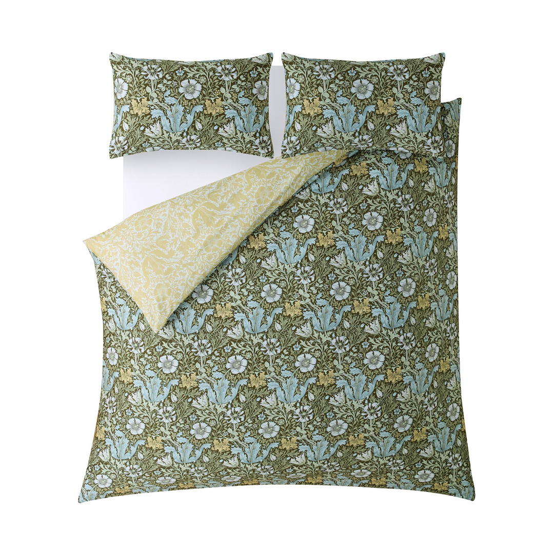 Compton Olive Green Duvet Set