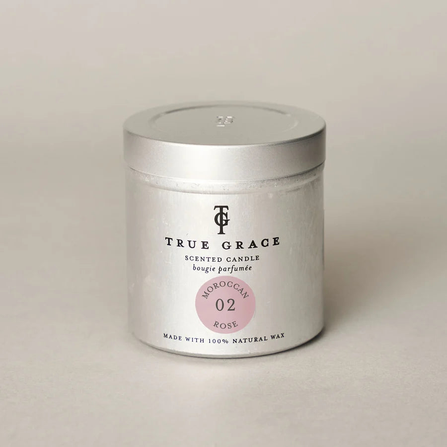 Moroccan Rose Tin Candle