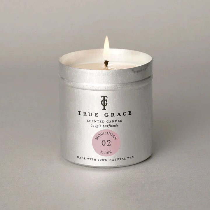 Moroccan Rose Tin Candle
