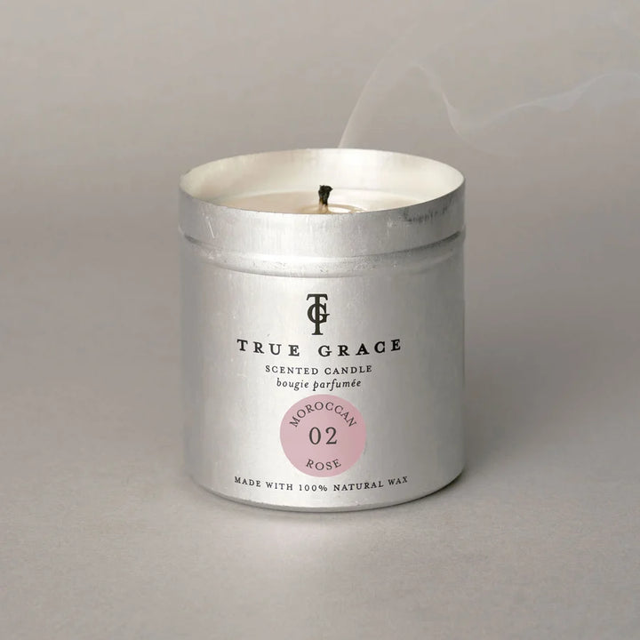 Moroccan Rose Tin Candle