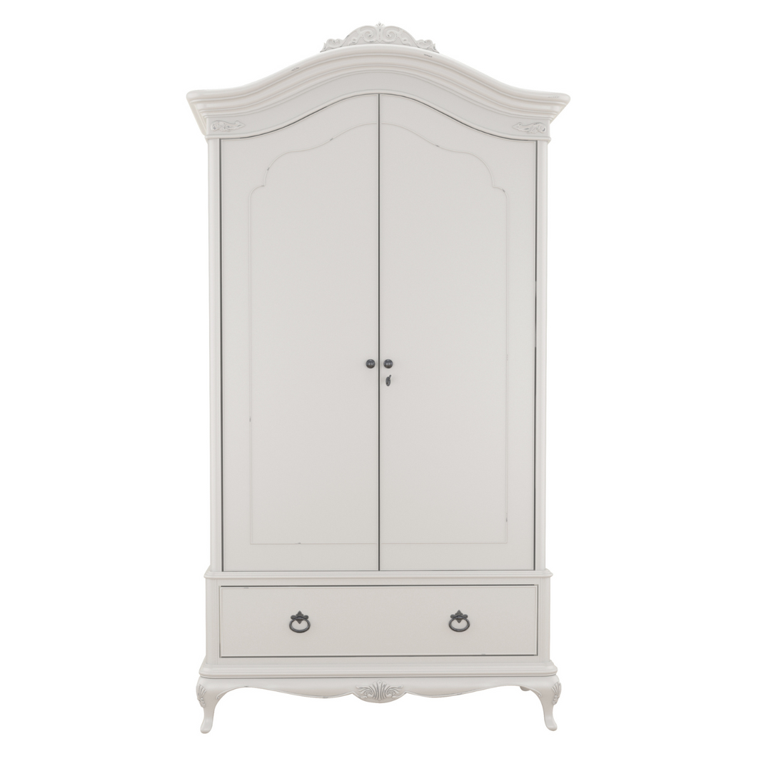 Etienne Grey Double Wardrobe