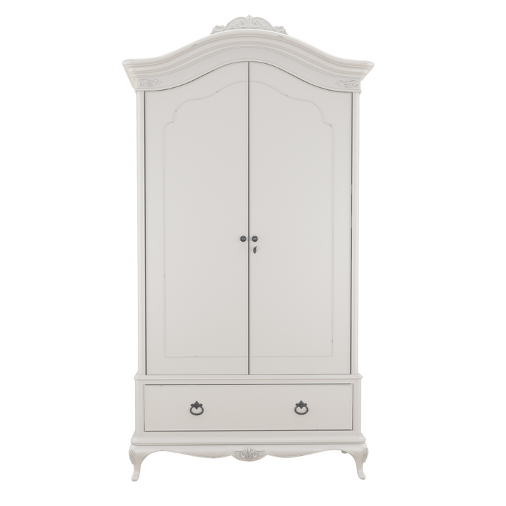 Etienne Grey Double Wardrobe