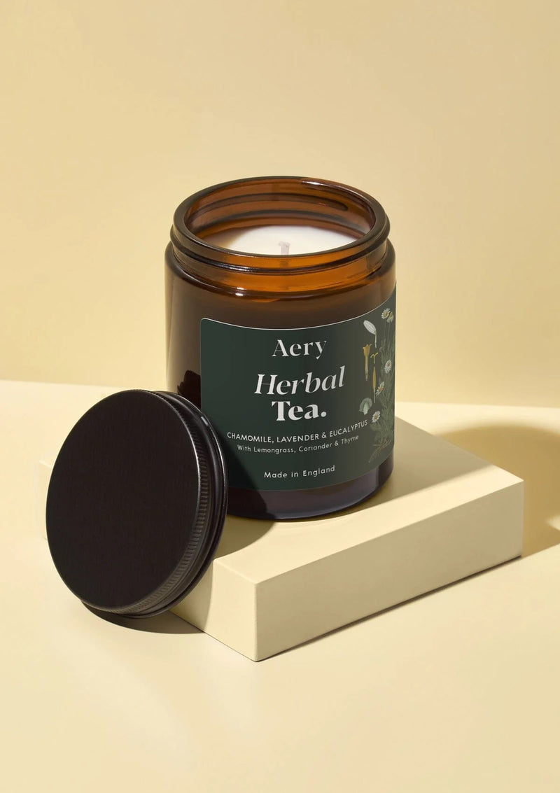 Herbal Tea Jar Candle - Chamomile, Lavender & Eucalyptus