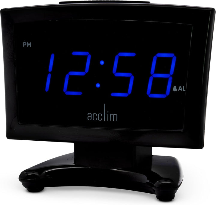 Jenson Black LED Alarm Clock