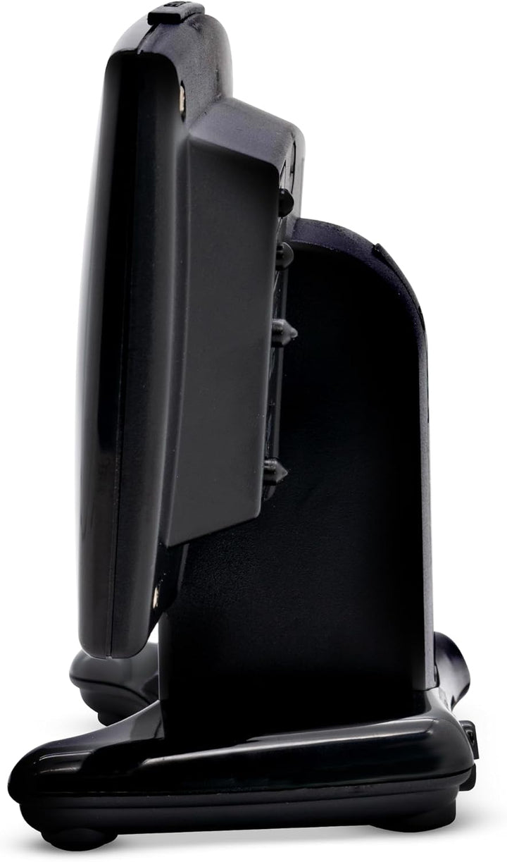 Jenson Black LED Alarm Clock