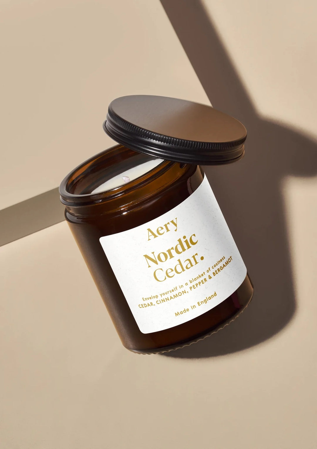 Nordic Cedar Jar Candle - Cedar, Cinnamon and Bergamot