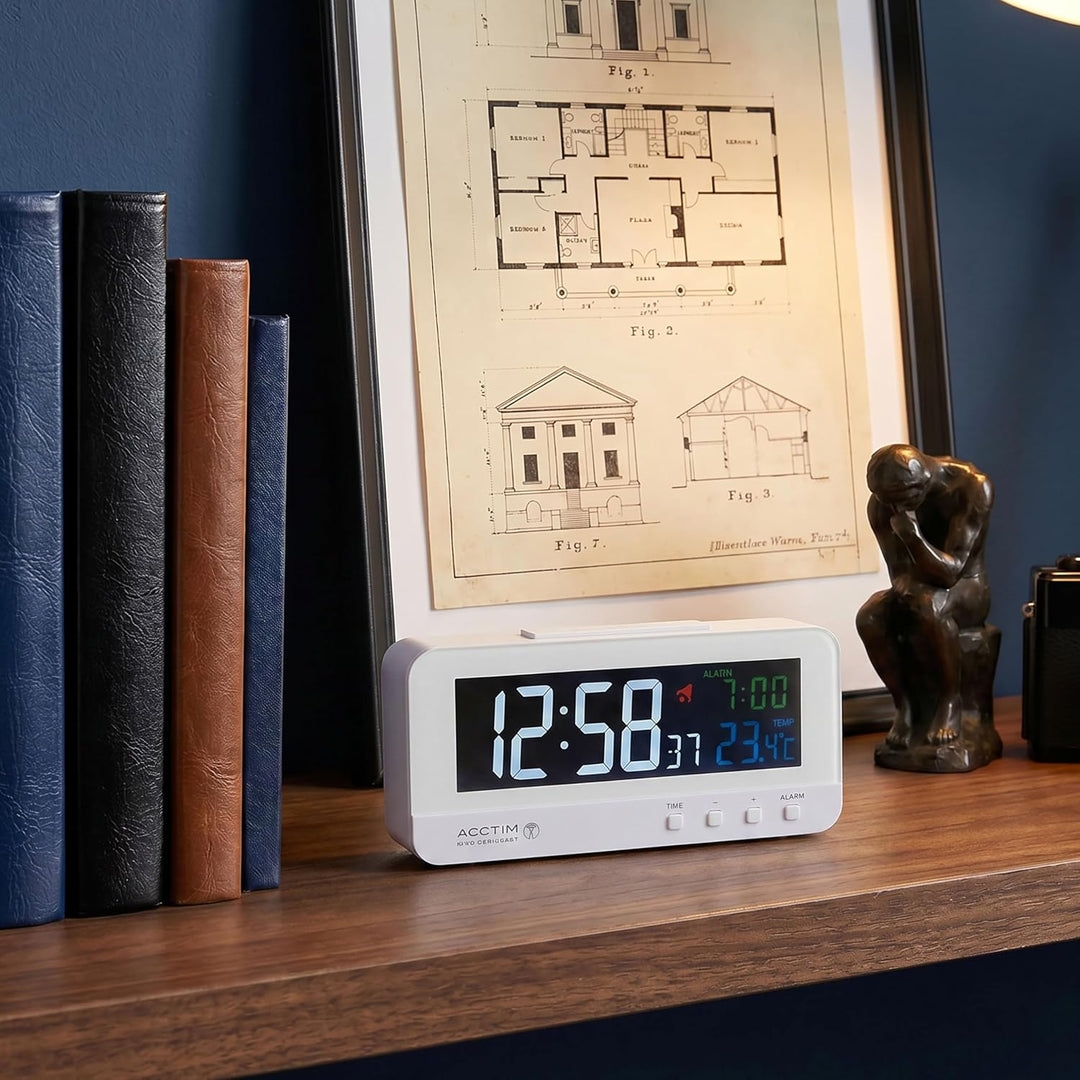 Rialto Radio Controlled Alarm Clock