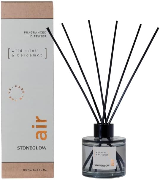 Air Wild Mint & Bergamot Reed Diffuser - Elements Collection