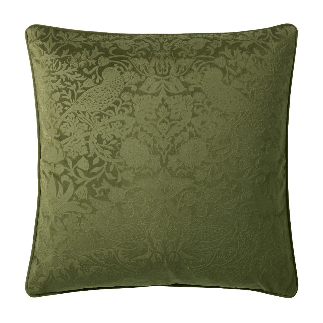 Strawberry Thief Embossed Cushion