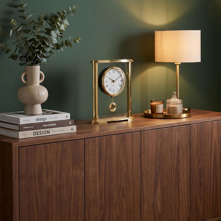 Welwyn Gold Pendulum Mantel Clock