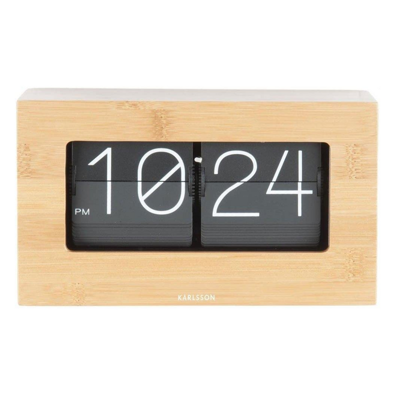 Boxed Flip Wall / Table Clock
