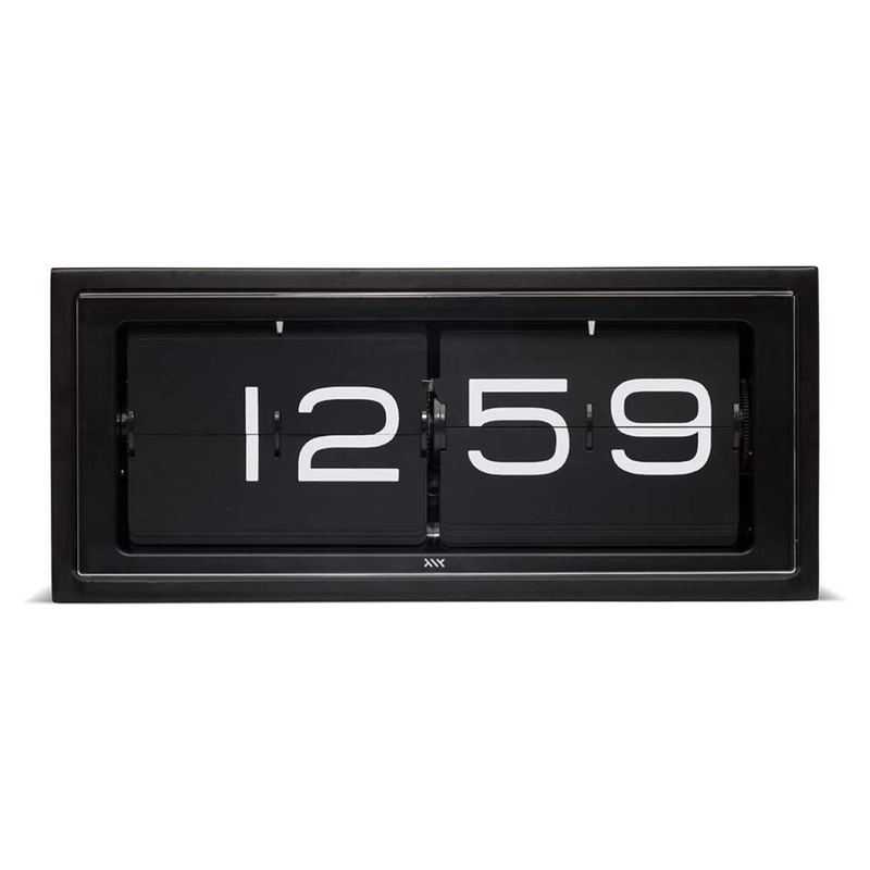 Black Brick Flip Clock for Mantel & Wall