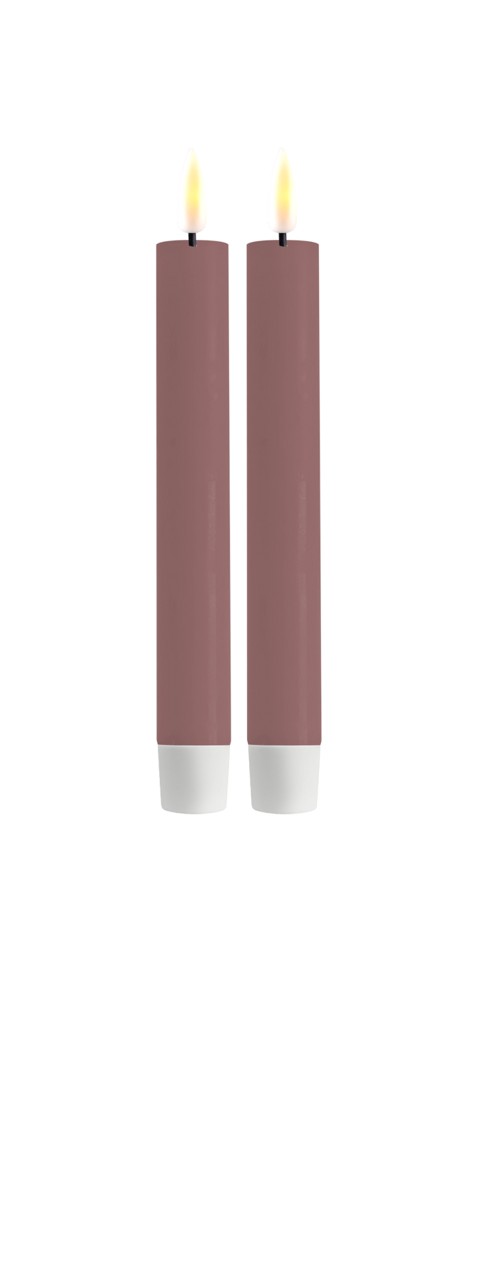 Flameless LED Light Purple Wax Pillar Candle