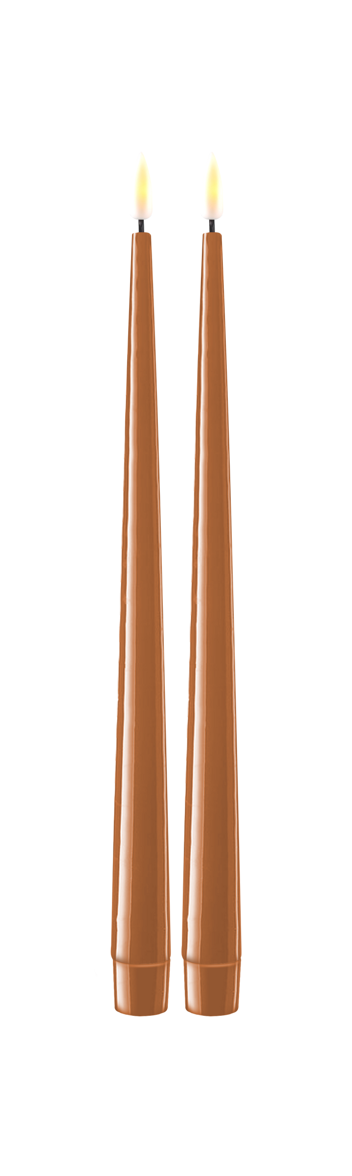 Flameless LED Candle Shiny Dinner Candle Set of 2