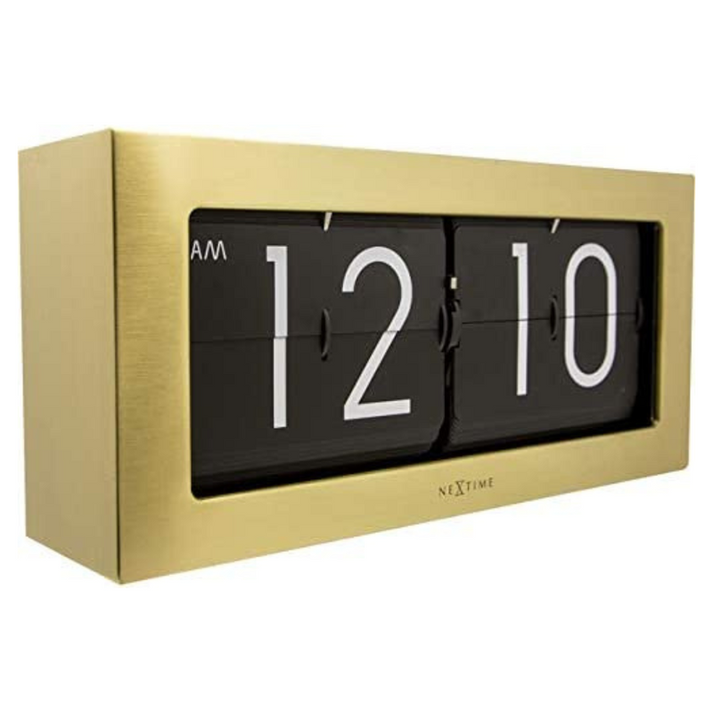 Brass Flip Big Wall & Table Clock