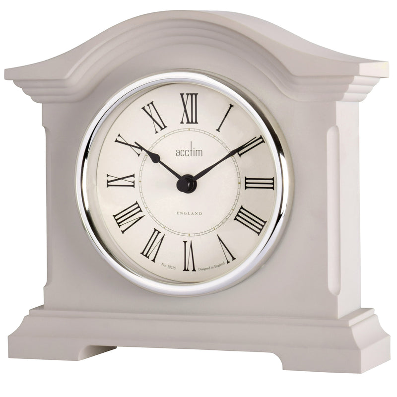 Cliffburn Mantel Clock, Taupe - Plum Retail