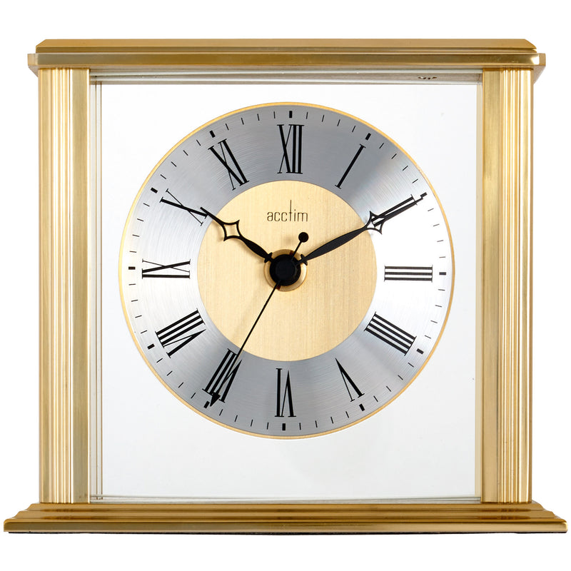 Hamilton Mantel Clock, Gold - Plum Retail