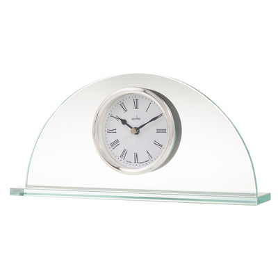 Milton Mantel Clock, Glass - Plum Retail