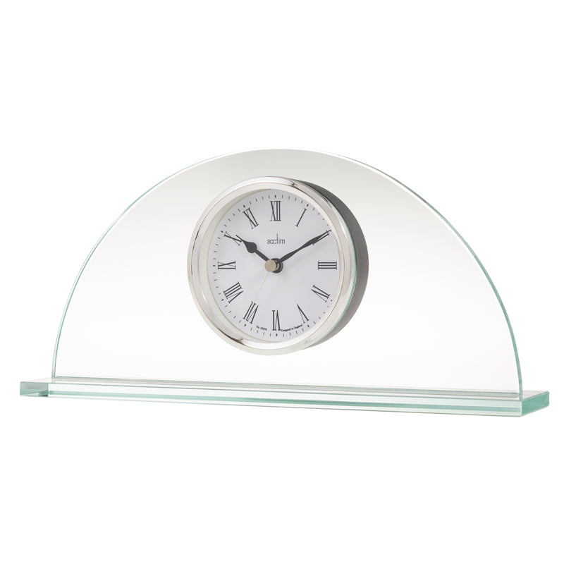Milton Mantel Clock, Glass - Plum Retail