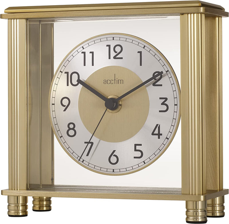 Hampden Brass Mantel Clock