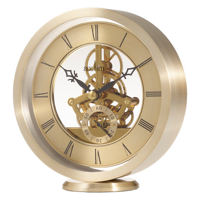 Millendon Mantel Clock, Gold - Plum Retail