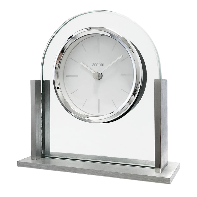 Wootton Mantel Clock, Glass - Plum Retail