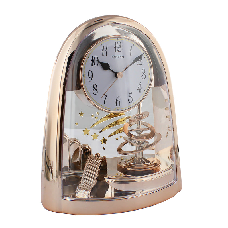 Space Rotating Pendulum Mantel Clock