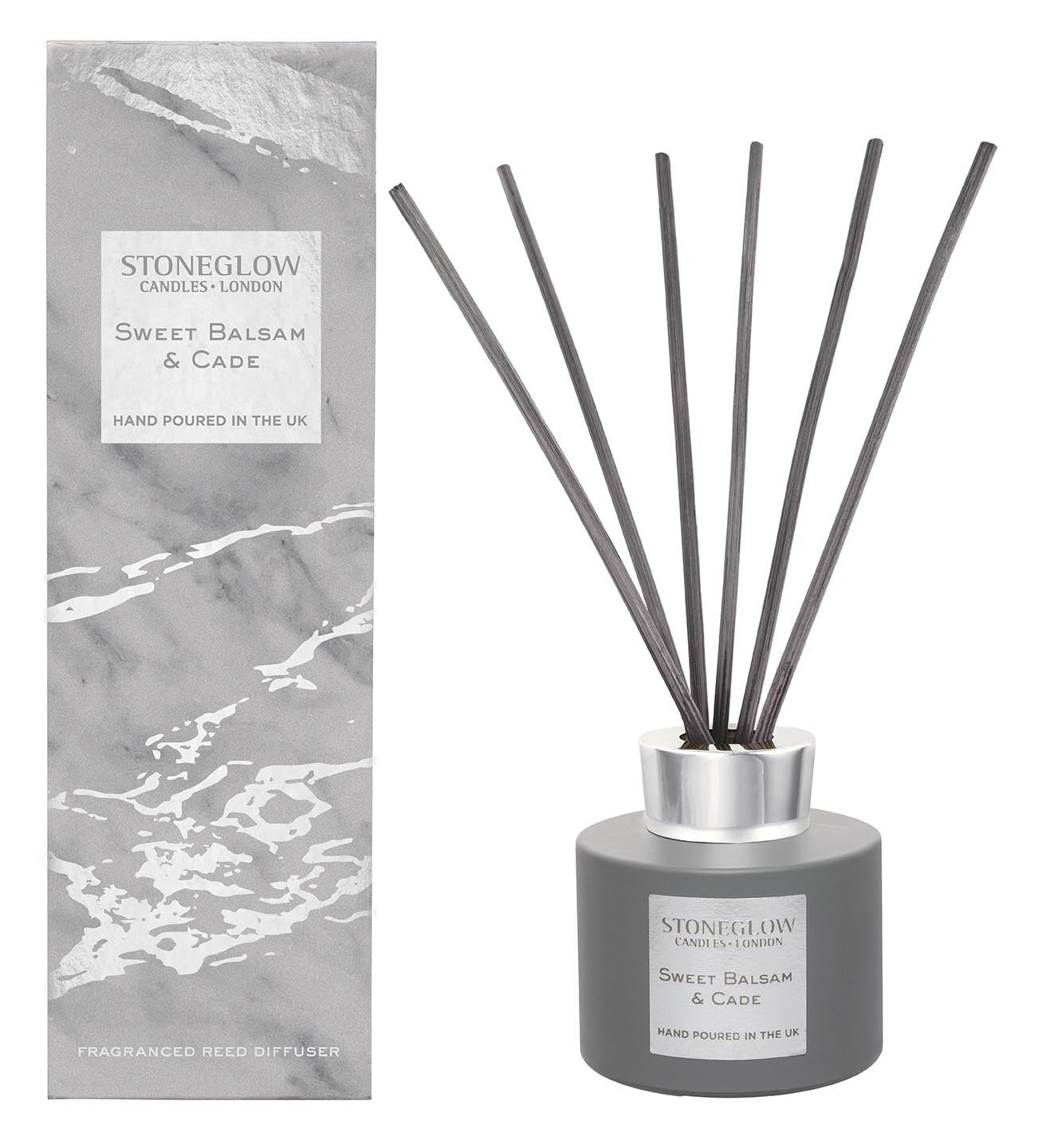 Stoneglow Sweet Balsam & Cade Reed Diffuser, Luna Collection – Plum Retail