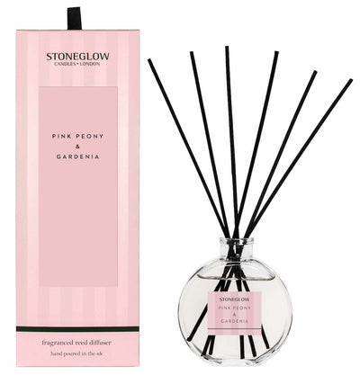 Pink Peony & Gardenia Reed Diffuser, Modern Classics - Plum Retail